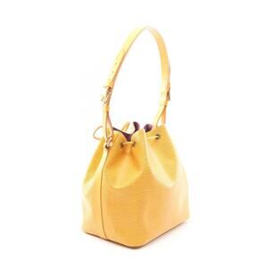 Louis Vuitton Shoulder Yellow Leather Bag Epi